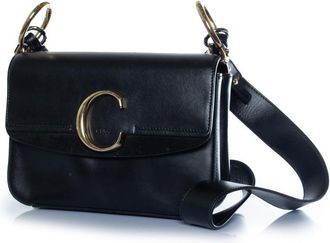 Chlo&eacute; Pre-owned Womens Chlo&eacute;, C leather bag in black - One Size