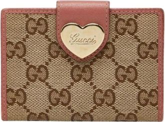 Gucci Pre-owned Wallets, female, Multicolor, Size: ONE SIZE Pre-owned GG Canvas Card Case
