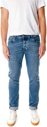 Blue de G&ecirc;nes Slim-fit Jeans - Heren - Slim Fit Jeans - Blauw - W33 L32 - Leer - Jeans