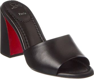Christian Louboutin Jane 85 Leather Mule