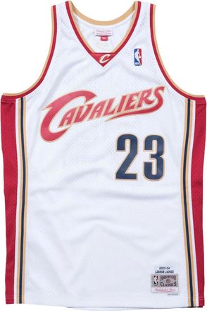 Mitchell & Ness x NBA Canotta Cleveland Cavaliers 03 Lebron James Swingman - Bianco