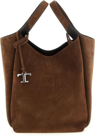 Tod's Brown Calfskin Womens Handbag