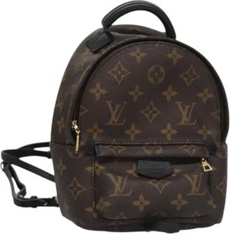 Louis Vuitton Pre-owned Backpacks, female, Brown, Size: ONE SIZE Pre-owned Vintage Canvas Backpack