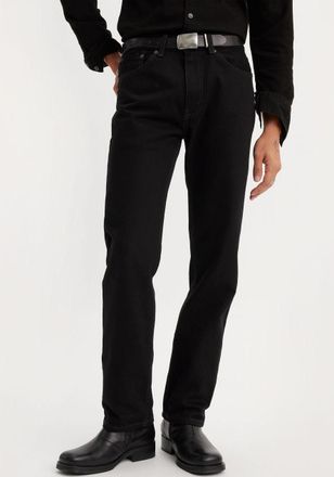 Levi's Straight-Jeans LEVIS 505, Herren, Gr. 33, L&auml;nge 34, schwarz (regular schwarz), Denim/Jeans, Obermaterial: 100% Baumwolle, unifarben, regular fit lang,