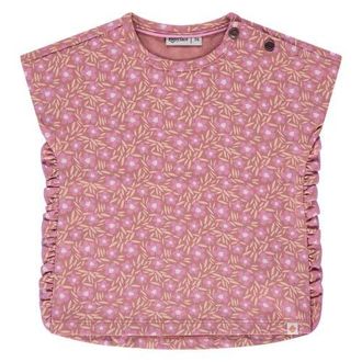 Babyface Floral Print Short Sleeve Top in Lemonade at Nordstrom, Size 12M
