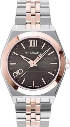 Ferragamo Vega Quartz Black Dial Mens Watch SFKI00624