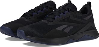 Reebok Mens Nanoflex Trail 2 Sneaker, Black/Grey 6/Vector Navy, 8 UK