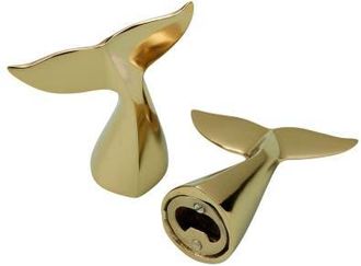 Be Home Whale Tail Bottle Opener in Gold at Nordstrom