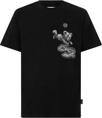 Philipp Plein Teddy Dollar-patch T-shirt
