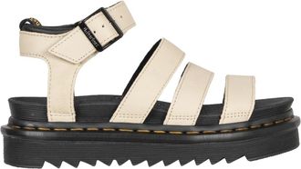 Dr. Martens Blaire Sandalen - Parchment Beige - Dames - Sandalen - Beige - 39 EU - Leer - Schoenen