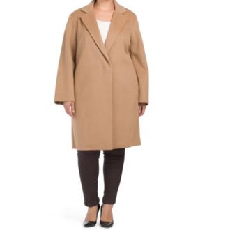 Vince Classic Coat In Camel