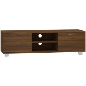 vidaXL Mobile tv Rovere Marrone 140x40,5x35 cm in Legno Multistrato Vidaxl