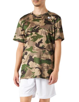 Nike Nike Mens M NK DF TEE LGD CAMO AOP T-Shirt, Khaki, 2XL