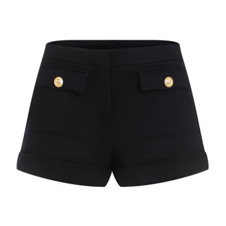 Tom Ford Dames, Korte broeken, Zwart, Maat: XS Wol
