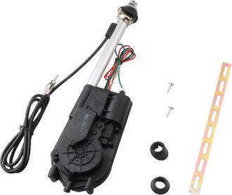 OEM Antena Electrica Automovil - Mastro Acero Inoxidable 5 Secciones - Estanqueidad Ip67 - Cable Coaxial 3c-2v - Am Fm - 1 Unidad