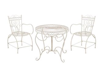 Clp Clp - Conjunto De Muebles De Jard&iacute;n Sheela Crema Antiguo