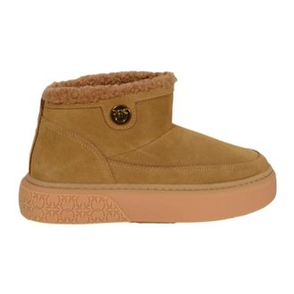 Pinko Winter Boots, female, Brown, Size: 10 US Yoko 22 Mid Sneakers