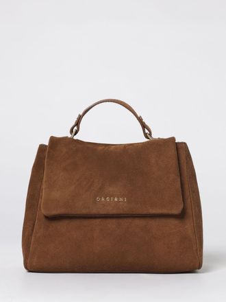 Orciani Borsa a mano Sveva in pelle scamosciata Orciani