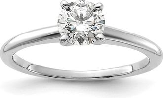 Diamond2Deal 14k Gold Lab Grown Diamond Wedding Band Ring 0.87Ct Clarity- VS Color- G-H