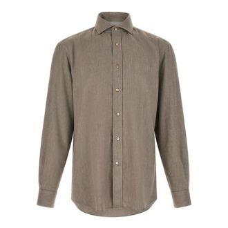 Brunello Cucinelli Hombre, Camisas, Marr&oacute;n, Talla: S