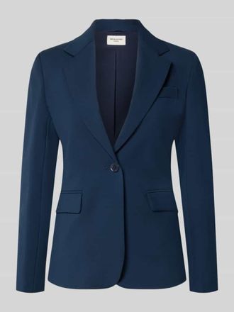 Max Mara Regular Fit Longblazer aus reiner Schurwolle Modell WKDLAMINE in Marine, Gr&ouml;&szlig;e 34
