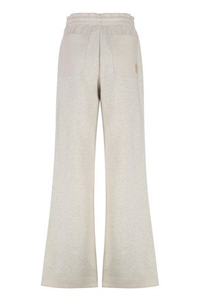 Moncler Womens Gray Cotton Track Pants
