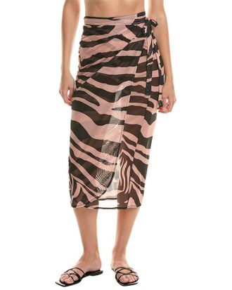 Natori Zebra Mesh Sarong