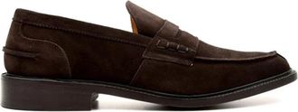 Trickers James Penny Loafer - Heren - Loafers - Bruin - 45 EU - Leer - Schoenen