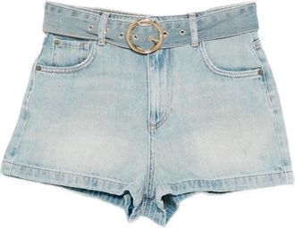 Twin-Set Denim Shorts With Belt