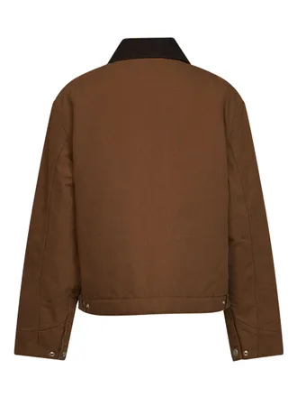 Carhartt Work in Progress Womens Jacket Og Detroit Brown Cotton Bomber