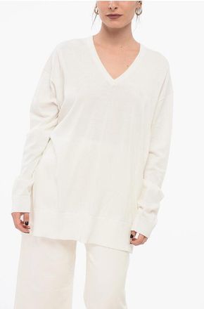 Aspesi V Neck Cotton Sweater size 46