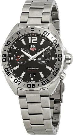 Tag Heuer Pre-owned Tag Heuer Formula 1 Black Dial Mens Watch WAZ111A.BA0875