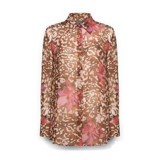 Elena Miro Donna, Camicette, Marrone, 7Xl, new