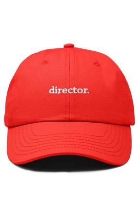 Dalix Director Embroidered Low Crown Cap at Nordstrom