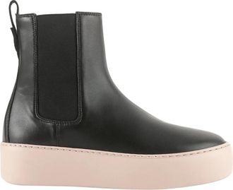 H&ouml;gl Elegante Enkelboot - Dames - Chelseaboots - Zwart - 42 EU - Leer - Schoenen