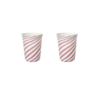 BITOSSI HOME Set of 2 Glasses H.11 d. 8.5 Purple