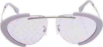 Fendi Bordeaux Mirror Oval Mens Sunglasses FE40042U 81U 59