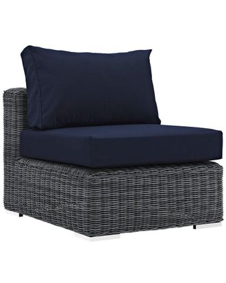 ModWay Discontinued Modway Outdoor Summon Outdoor Patio Wicker Rattan Sunbrella Armless