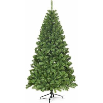 Costway Costway &Aacute;rbol De Navidad Artificial De 180 Cm Con Base De Metal &Aacute;rbol De Pvc Decoraci&oacute;n