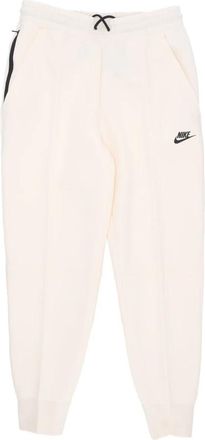 Nike Tech Fleece Lightweight Trainingsbroek - Dames - Trainingsbroeken - Beige - S - Katoen - Fitness