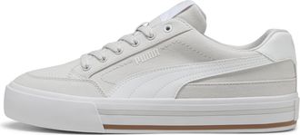 Puma Mens Court Classic Vulc Sneaker, Feather Gray-puma White, 9.5 UK