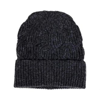 Only Cozy Blend Gebreide Muts - Dames - Hoeden - Grijs - ONE Size - Wol - Accessoires