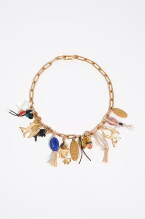 Bimba & Lola Necklace With Fish And Ceramics in Gold at Nordstrom