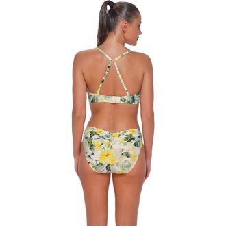 Sunsets Unforgettable Bikini Swim Bottoms in Isla Soleil Crepe at Nordstrom, Size X-Large
