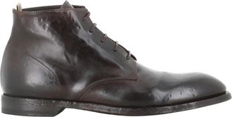 Officine Creative Sound 013 Veterlaarzen - Heren - Veterlaarzen - Bruin - 42 1/2 EU - Leer - Schoenen