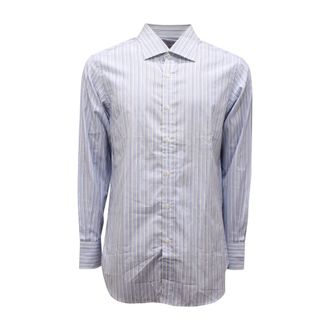 Ballantyne Hombre, Camisas, Azul, Talla: L