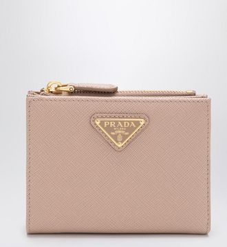 Prada Powder pink Saffiano leather wallet