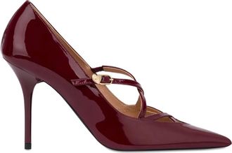 Love Moschino Leren pumps - Rood