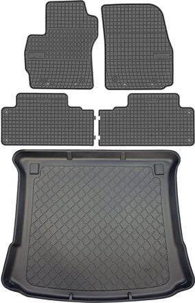 OEM Mazda 5 Ii Van De 2005 A Septiembre De 2010. Juego De Alfombrillas De Goma Para Coche Y Alfombrilla Para Maletero