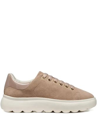 Geox 50mm Spherica EC4.1 sneakers - women - Calf Suede/Polyurethane/Fabric/Polyurethane/Synthetic Rubber - 37 - Pink